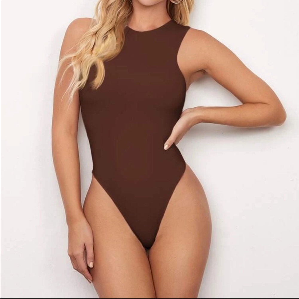 Brown Tank Bodysuit